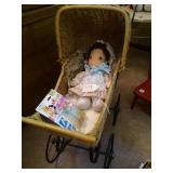 Doll Stroller and Precious Moments Soft Doll