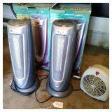 2 Lasko Tower Heaters, 1 Small Fellows Heater 2 Lasko Tower Heaters, 1 Small Fellows Heater