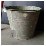 Galvanized Bucket, Pogo Stick Galvanized Bucket, Pogo Stick