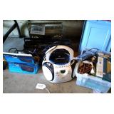 (6) Radios, Power Strip, Electrical Cords (6) Radios, Power Strip, Electrical Cords