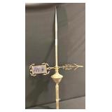 Metal Lightening Rod with Weather Vane