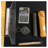 Minglos 3113, Drafting Pen, Compass, Clear Ruler