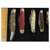 Collection of 5 Vintage Pocket Knives