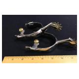 Stainless Steel Pair of Spurs