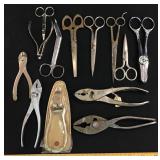 Variety of Scisssors, Winchester Pliers