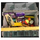 Rubbermaid Tackle Box with Contents