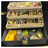 Plano Tackle Box with Contents:  Includes Lures,