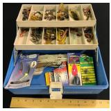 Blue Flambeau Tackle Box with Pistol Petes Mepps