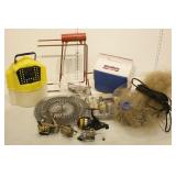 Yellow Frabill Trolling Bucket, Seine Net, Mini Ma