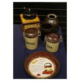 Bean Pot, Cookie Jar, Pie Plate