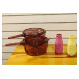 Vision Glass Cooking Pots with Lids,