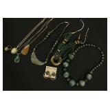 6 Necklaces:  2 Rings,
