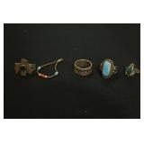 Sterling Eagle Ring:  Torquoise Ring,