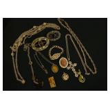 Variety of Necklaces, some with Stones