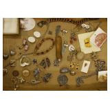 Flat of Miscellaneous Jewelry Items