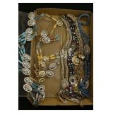 Rack of Earrings and Some Necklaces