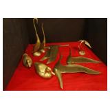 Brass Wall Pieces and Other Brass Items