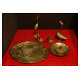 Brass Platter,  Brass Propeller Style