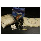 Sewing Notions, Lace, Plastic Buttons,