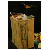 Yard Art Items:  Metal Wind Chimes, "Fying" Birds