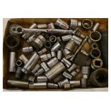 Socket Sets, mostly Stanley, 12 Oz. Brass Plumb Bo