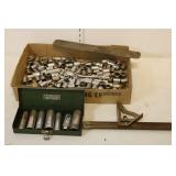 Assorted Sockets and 2 Drivers,  Adjustable Square