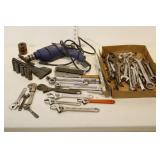 1/4" Sockets and Driver, Adjustable Wrenches, Elec