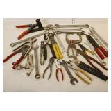 Variety of Pliers and Wrenches