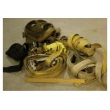 Several Heavy Duty Ratchets Straps