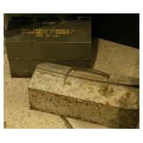 2 Metal Tool Boxes - Vintage
