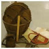 Vintage Cyclone Seeder Sower, Vintage Metal Gas Ca