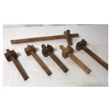 (6) Antique Marking Gauges