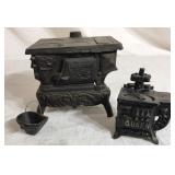 Crescent Cast Stove, Queen Miniature, Coal Bucket