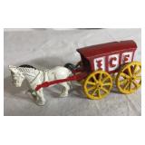 Cast Iron Ice Cart