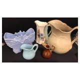 (4) Pitchers and Vase