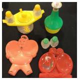 Vintage Kitchen Spoon Rests & Salt/Pepper