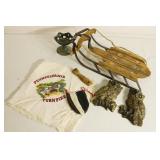 Boyds Bear Sled, Pr of Owls (Mexico)