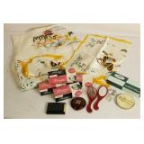 Ladies Powder Compacts, Flamingo Hair Pins