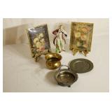 Floral Gold Framed Wall Hangings