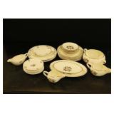 Floral and Ivory Misc Dishes