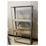Grey Metal Shelving