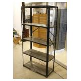 Black Metal Shelving