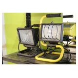 2 Halogen Shop Lights, Both Work