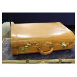 Metal Trunk and Luggage