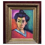 "Portrait with the green Stripe: Madame Malisse"