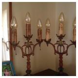 (2) Candle Stick Lamps