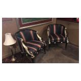 2 French Style Arm Chairs