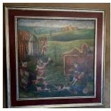 Set of 7 Original Paintings, Joey Pohl