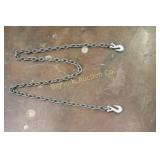 Chain 1/4" x 7 1/2ft long w/ Hook on Each End