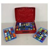 1990 Fast Lane Storage Case w/ Hot Wheels
